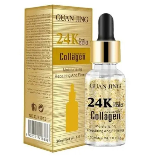 Оптом Сироватка для обличчя з гіалуроновою кислотою і золотом GUANJING 24K PURE GOLD FACE SERUM - 30 мл