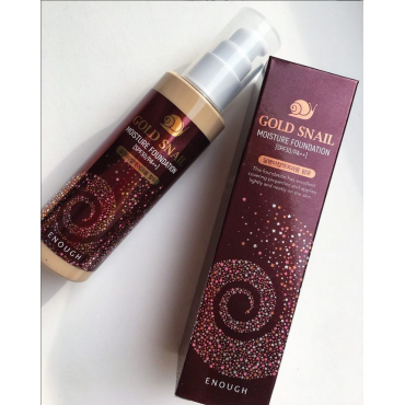 Оптом Тональний крем з равликом ENOUGH GOLD SNAIL MOISTURE FOUNDATION SPF30/PA++