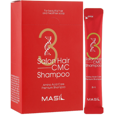 Оптом Шампунь укріплюючий з амінокислотами MASIL 3 SALON HAIR CMC SHAMPOO - 8 мл