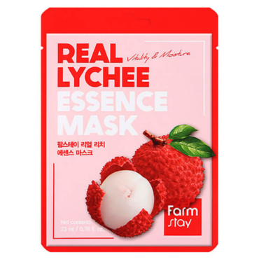 Оптом Тканинна маска з лічі FARMSTAY REAL LYCHEE ESSENCE MASK - 23 мл