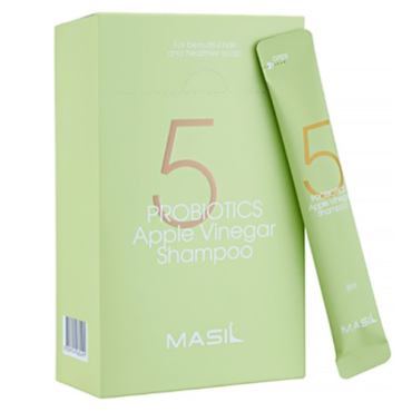 Оптом Шампунь для чутливого волосся з яблучним оцтом MASIL 5 PROBIOTICS APPLE VINEGAR SHAMPOO - 8 мл