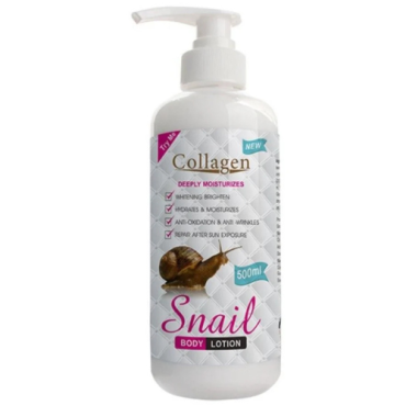 Оптом Лосьйон для тіла з колагеном і муцином равлика TRY ME COLLAGEN SNAIL BODY LOTION - 500 мл