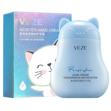 Оптом Крем для рук "Кішечка" з екстрактом жасмину та шипшини VEZE TENDERNESS AND MOISTEN HAND CREAM - 60 г