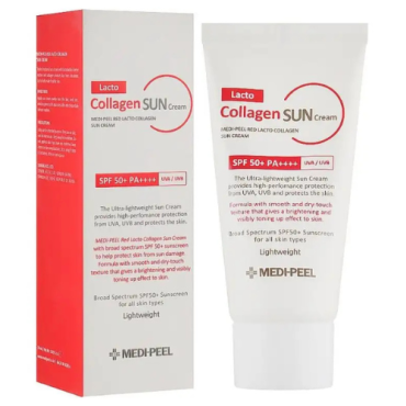 Оптом Сонцезахисний крем з колагеном та лактобактеріями MEDI-PEEL RED LACTO COLLAGEN SUN CREAM - 50 мл