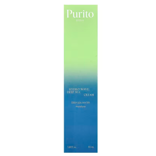 Оптом Зволожувальний крем для обличчя з морською водою PURITO HYDRO WAVE DEEP SEA CREAM - 50 г
