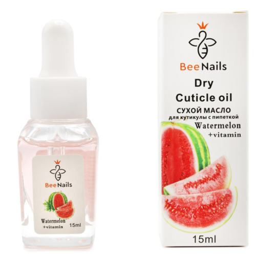 Оптом Олійка для кутикули суха з піпеткою з ароматом кавуна BEENAILS - 15 мл
