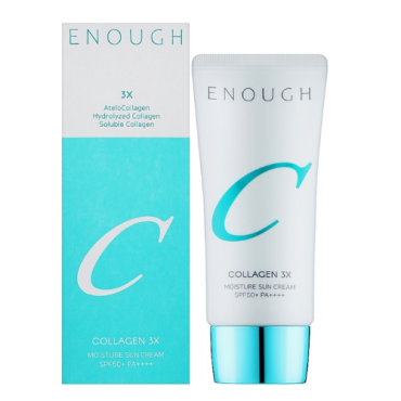 Оптом Зволожуючий сонцезахисний крем з колагеном ENOUGH 3Х COLLAGEN MOISTURE SUN CREAM SPF50+ PA+++ - 50 мл
