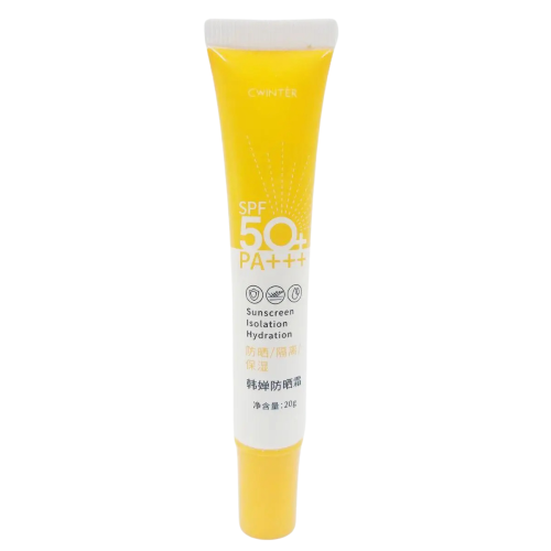 Оптом Освіжаючий зволожуючий cонцезахисний крем від фотостаріння SPF50+ PA+++ CWINTER SUNSCREEN ISOLATION HYDRATION з олією дерева ши - 20 г