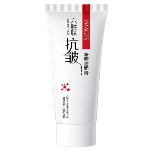 Оптом Молочко для вмивання IMAGES 6 PEPTIDES CLEAN PORES GENTLE 6 пептидів проти зморшок, для еластичності шкіри - 60 г