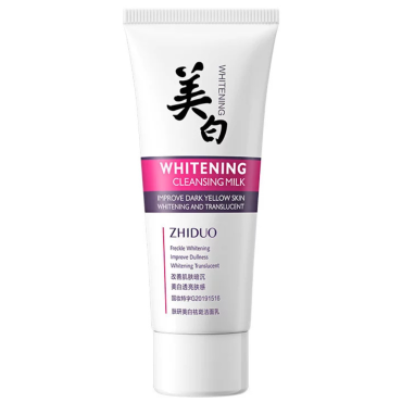 Оптом Очищаюче молочко ZHIDUO WHITENING CLEANSING MILK для вмивання з ніациномідом, для відбілювання та видалення ластовиння - 60 г