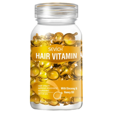 Оптом Вітамінні капсули для волосся з женьшенем та медом SEVICH HAIR VITAMIN WITH GINSENG AND HONEY OIL для ламкого та пористого волосся - 30 шт.
