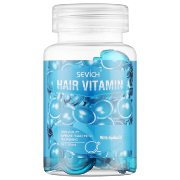 Оптом Вітамінні капсули для волосся з олією жолоба SEVICH HAIR VITAMIN WITH JOJOBA OIL для глибокого відновлення та блиску - 30 шт.