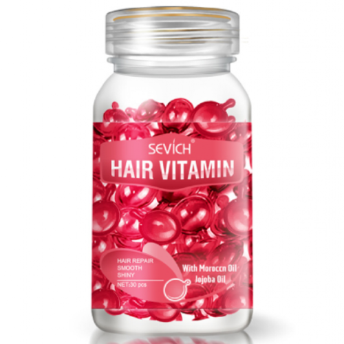 Оптом Вітамінні капсули для волосся SEVICH HAIR VITAMIN HAIR REPAIR SMOOTH SHINY WITH MOROCCAN OIL AND JOJOBA OIL для відновлення пошкодженого волосся - 30 шт.