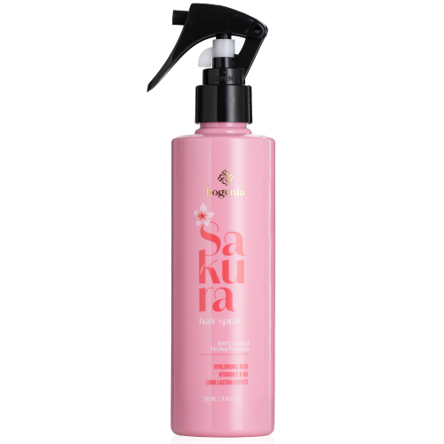 Оптом Термозахисний спрей для волосся з екстрактом сакури SAKURA HAIR SPRAY BOGENIA BG434 №004 - 250 мл