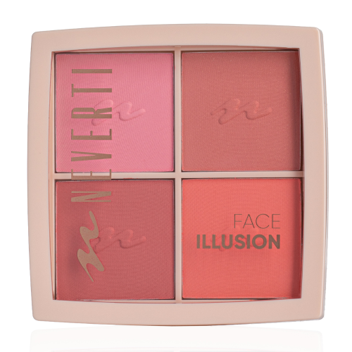 Оптом Палетка рум'ян BOGENIA FACE ILLUSION BLUSH PALETTE NEVERTI NP207