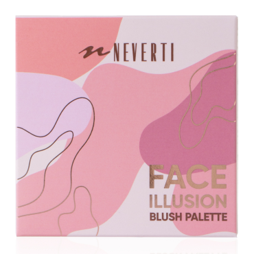 Оптом Палетка рум'ян BOGENIA FACE ILLUSION BLUSH PALETTE NEVERTI NP207
