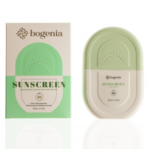 Оптом Сонцезахисний крем BOGENIA SUNSCREEEN FACE CREAM SPF50+ТМ BG441 №001