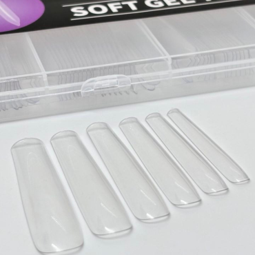 Оптом Гелеві типси для нарощування нігтів GLOBAL FASHION SOFT GEL TIPS - 240 од.