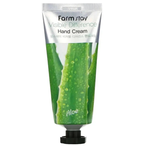 Оптом Крем для рук із алое FARMSTAY VISIBLE DIFFERENCE HAND CREAM ALOE - 100 мл