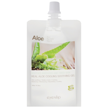 Оптом Заспокійливий гель з алое для обличчя і тіла EYENLIP REAL ALOE COOLING SOOTHING GEL - 300 г