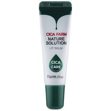 Оптом Бальзам для губ з азіатською центеллою FARMSTAY CICA FARM NATURE SOLUTION LIP BALM - 10 г