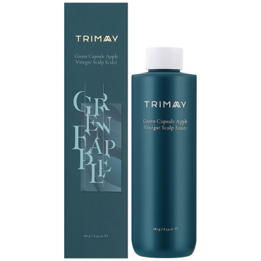 Оптом Капсульний пілінг для шкіри голови з оцтом TRIMAY GREEN CAPSULE APPLE VINEGAR SCALP SCALER - 180 г