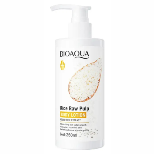 Оптом Лосьйон для тіла з екстрактом рису  BIOAQUA RICE RAW PULP BODY LOTION - 250 мл