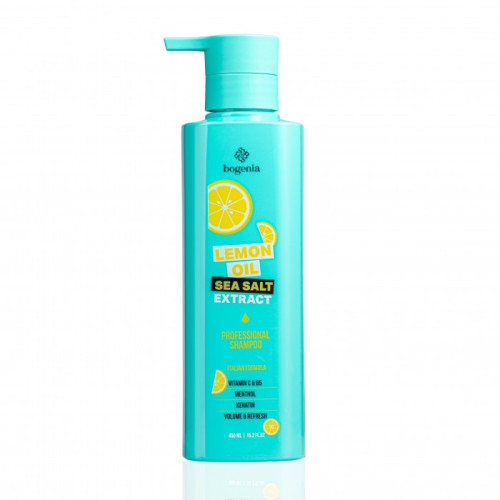 Оптом Шампунь для волосся LEMON OIL & SEA SALT SHAMPOO BOGENIA BG440 №001 - 450 мл