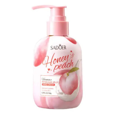 Оптом Крем для рук з екстрактом медового персика та вітаміном Е SADOER HONEY PEACH VITAMIN E HAND CREAM - 150 г