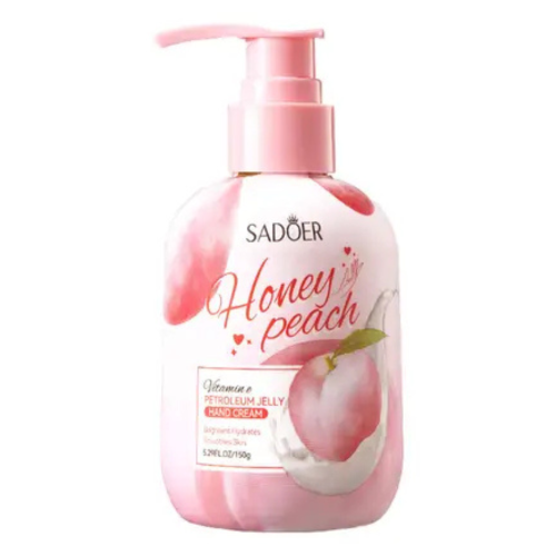 Оптом Крем для рук з екстрактом медового персика та вітаміном Е SADOER HONEY PEACH VITAMIN E HAND CREAM - 150 г