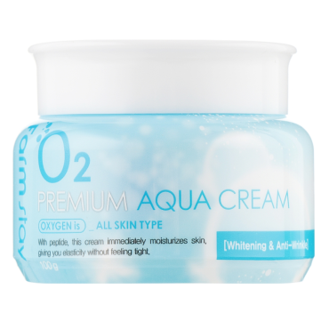 Оптом Кисневий крем для обличчя з пептидами FARMSTAY O2 PREMIUM AQUA CREAM - 100 мл