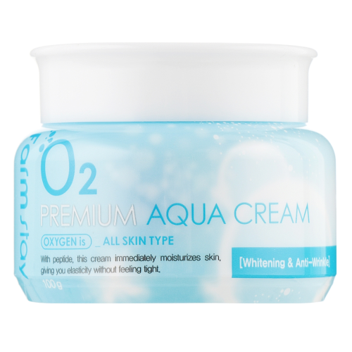 Оптом Кисневий крем для обличчя з пептидами FARMSTAY O2 PREMIUM AQUA CREAM - 100 мл