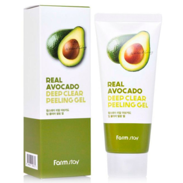 Оптом Пілінг-гель із авокадо FARMSTAY REAL AVOCADO DEEP CLEAR PEELING GEL - 100 мл