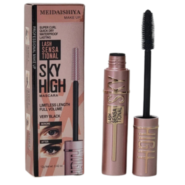 Оптом Туш для вій 4в1 із силіконовою щіточкою MEIDAISHIYA SKY HIGH MASCARA SKY HIGH - 12 г Оптом Туш для вій 4в1 із силіконовою щіточкою MEIDAISHIYA SKY HIGH MASCARA SKY HIGH - 12 г
