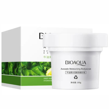 Оптом Скраб пілінг для тіла зволожуючй, розгладжуючий BIOAQUA AVOCADO MOISTURIZING BODYSCRUB з екстрактом авокадо та шкаралупою грецького горіха - 100 г Оптом Скраб пілінг для тіла зволожуючй, розгладжуючий BIOAQUA AVOCADO MOISTURIZING BODYSCRUB з екстрактом авокадо та шкаралупою грецького горіха - 100 г