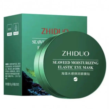 Оптом Колагенові Патчі з екстрактом морських водоростей та ніацинамідом  з ліфтинг-ефектом ZHIDUO SEAWEED MOISTURIZING ELASTIC EYE MASK - 60 од.