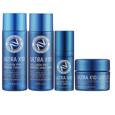 Оптом Набір мініатюр для обличчя із колагеном Enough Ultra X10 Special Edition 4 Kit