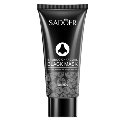 Оптом Маска-плівка з бамбуковим вугіллям очищаюча від акне, від чорних точок, для проблемної шкіри SADOER BAMBOO CHARCOAL BLACK MASK - 60 г