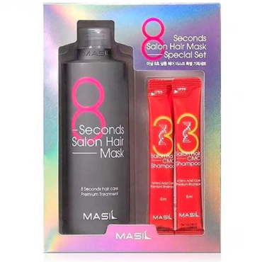 Оптом Маска та шампунь для волосся (набір) MASIL 8 SECONDS SALON HAIR SET - 350 мл+2*8 мл