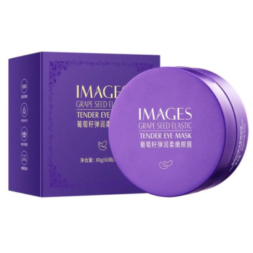 Оптом Гідрогелеві патчі з екстрактом виноградних кісточок, для зрілої шкіри з ефектом омолоджування IMAGES GRAPE SEED ELASTIC TENDER EYE MASK - 60 од.