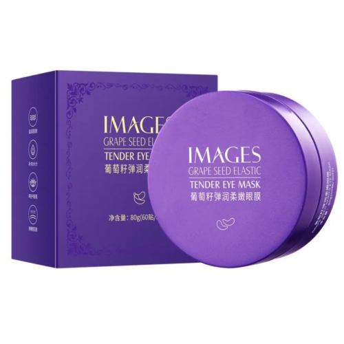 Оптом Гідрогелеві патчі з екстрактом виноградних кісточок, для зрілої шкіри з ефектом омолоджування IMAGES GRAPE SEED ELASTIC TENDER EYE MASK - 60 од.