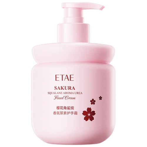 Оптом Крем для рук поживний з екстрактом сакури та сечовиною ETAE SAKURA SQUALANE AROMA UREA HAND CREAM - 350 г