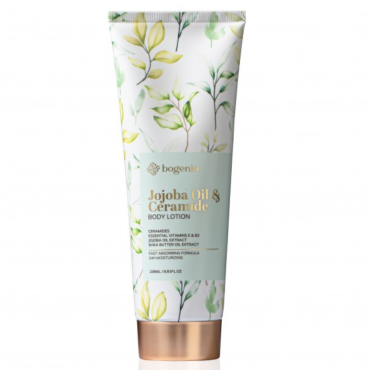 Оптом Лосьйон для тіла Богенія з олією жожоба і керамідами JOJOBA OIL & CERAMIDE BODY LOTION BOGENIA BG444 №001 - 236 мл Оптом Лосьйон для тіла Богенія з олією жожоба і керамідами JOJOBA OIL & CERAMIDE BODY LOTION BOGENIA BG444 №001 - 236 мл