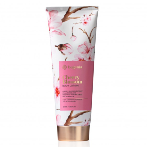 Оптом Лосьйон для тіла Богенія з екстрактом сакури та гіалуроновою кислотою CHERRY BLOSSOM BODY LOTION BOGENIA BG444 №002 - 236 мл