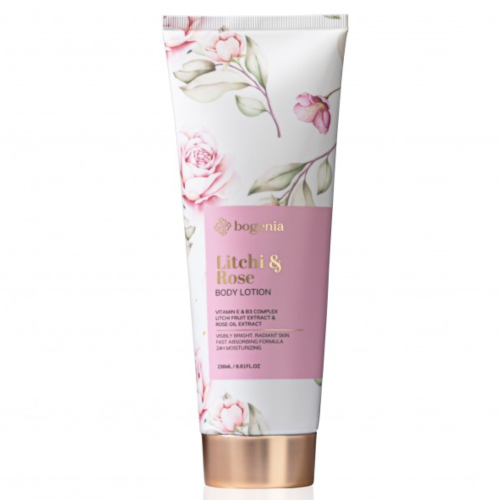 Оптом Лосьйон для тіла Богенія з лічі та олією троянди LITCHI & ROSE BODY LOTION BOGENIA BG444 №003- 236 мл