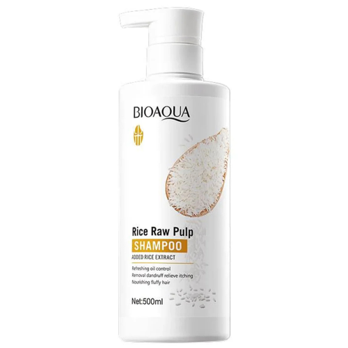 Оптом Шампунь для волосся з екстрактом рису BIOAQUA RICE RAW PULP SHAMPOO - 500 мл