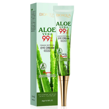 Оптом Крем для зони навколо очей з екстрактом алое пера BIOAQUA ALOE VERA 99% FIRMING REPAIRING EYE CREAM - 20 г Оптом Крем для зони навколо очей з екстрактом алое пера BIOAQUA ALOE VERA 99% FIRMING REPAIRING EYE CREAM - 20 г