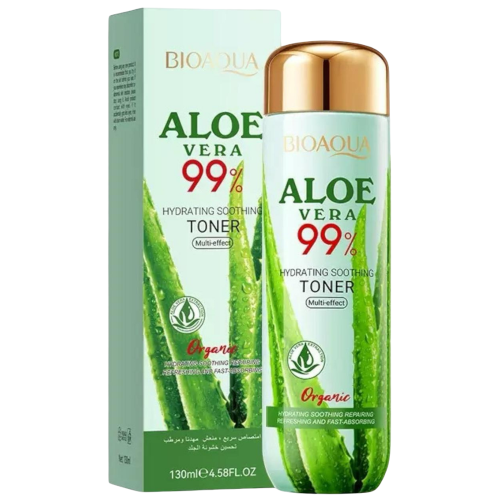 Оптом Тонер для обличчя освіжаючий з екстрактом алое вера 99% BIOAQUA ALOE VERA HYDRATING SOOTHING TONER - 130 мл