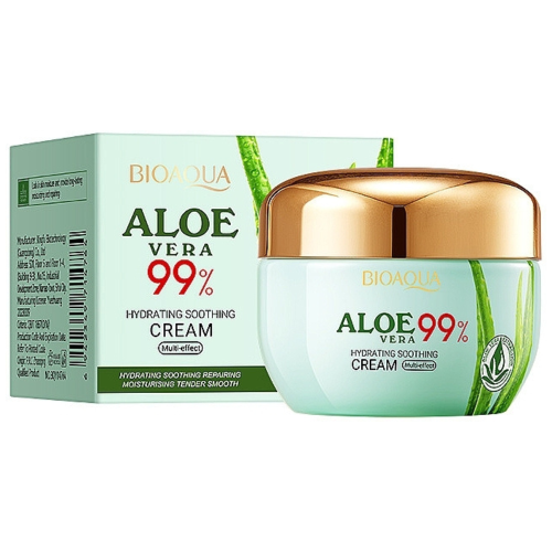 Оптом Крем для обличчя з екстрактом алое вера BIOAQUA ALOE VERA 99% HYDRATING SOOTHING CREAM - 50 мл