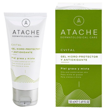 Оптом Гідрозахисний антиоксидантний гель для жирної та комбінованої шкіри ATACHE C VITAL HYDROPROTECTIVE GEL OILY & COMBINATION SKIN GEL HIDRO-PROTECTOR - 50 мл